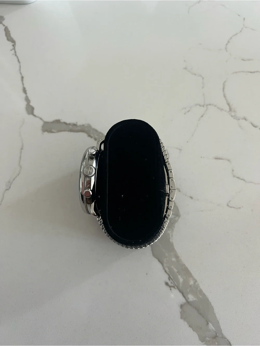Shinola polished silver